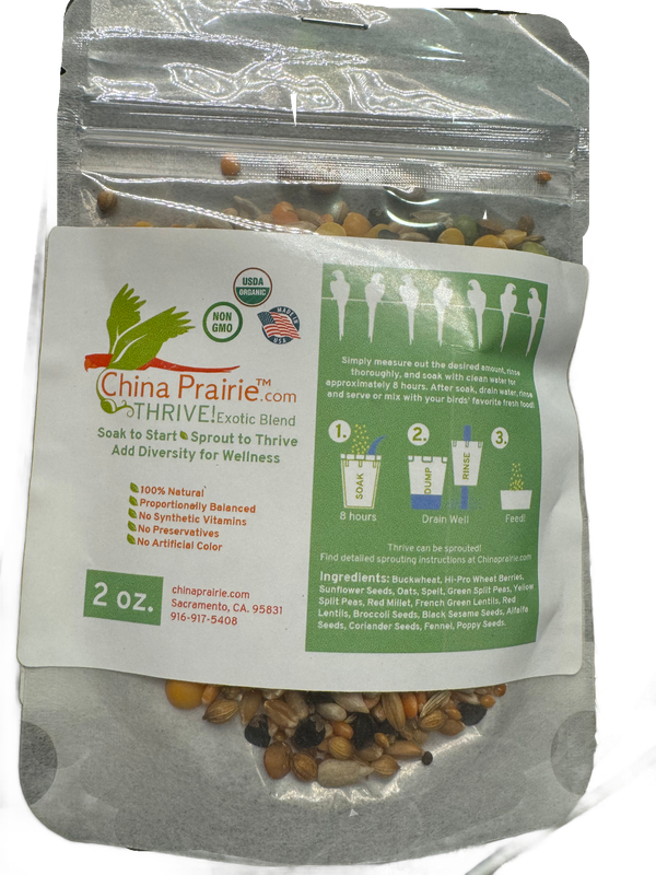 2 oz Trial Sample Size of Soak &amp; Serve THRIVE! Exotic Blend