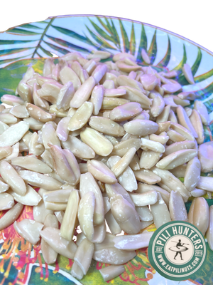 8 oz Shelled Sprouted Pili Nuts by Pili Hunters -- Good for all Birds!