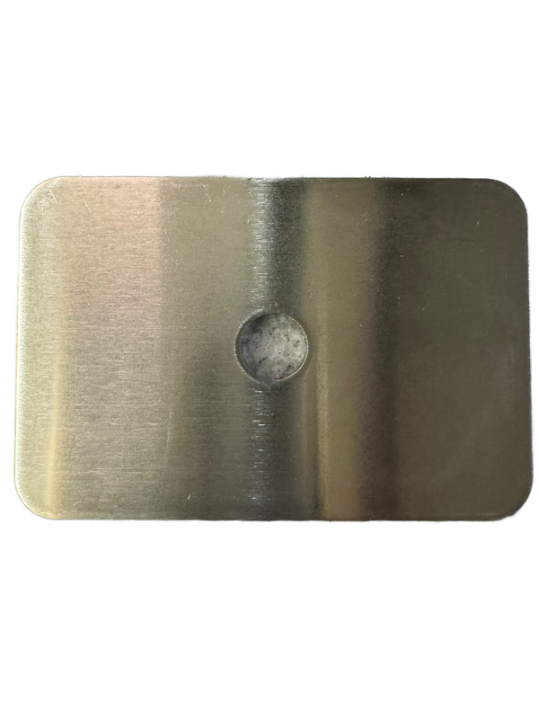 2" x 3" Rectangle Stainless Steel Washer with drilled hole