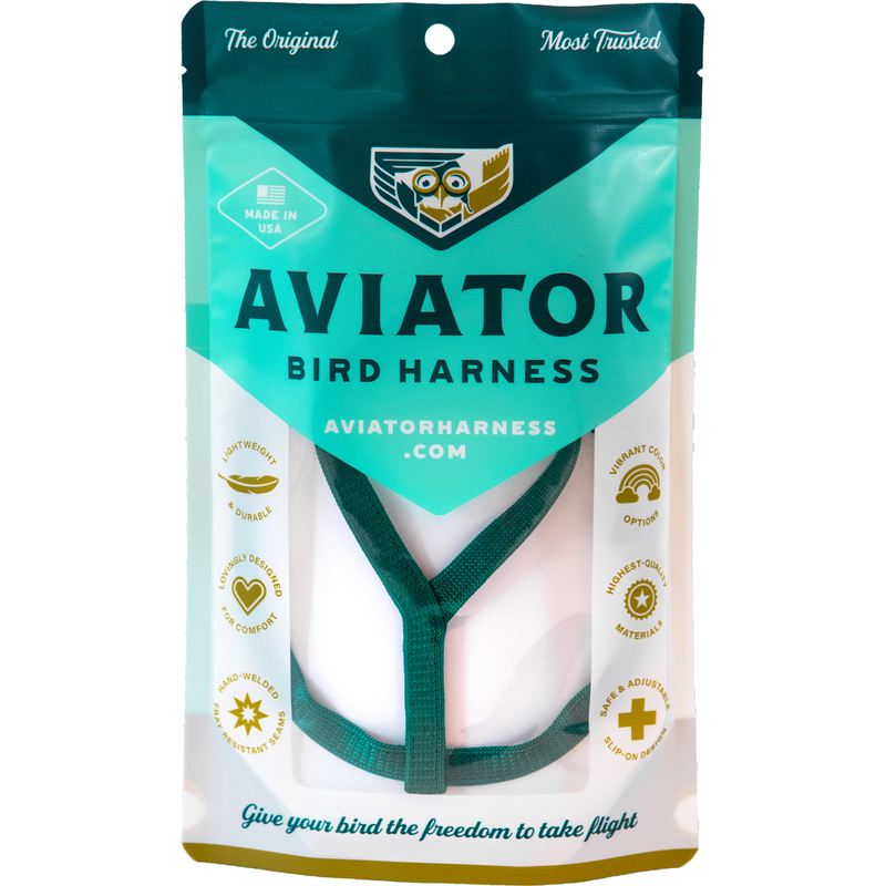 Aviator Harness and Leash - Color Green