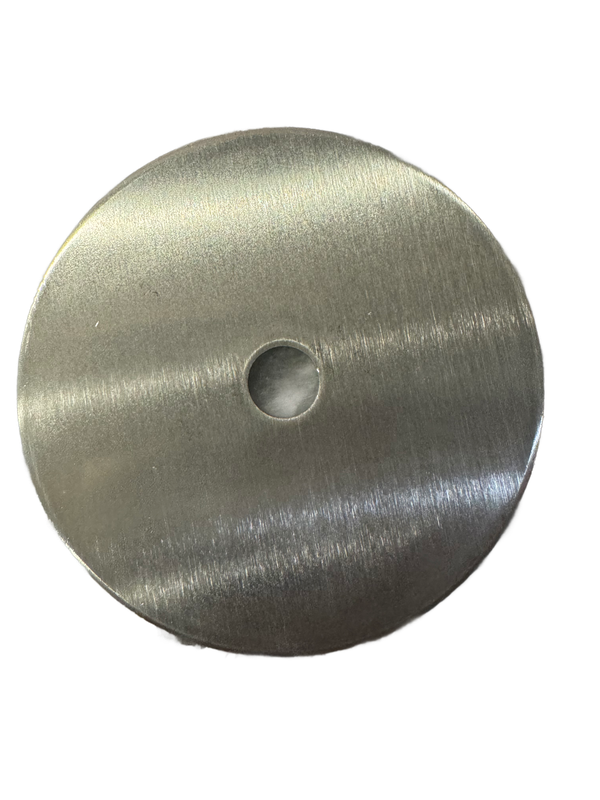 3" Stainless Steel Washer with drilled hole