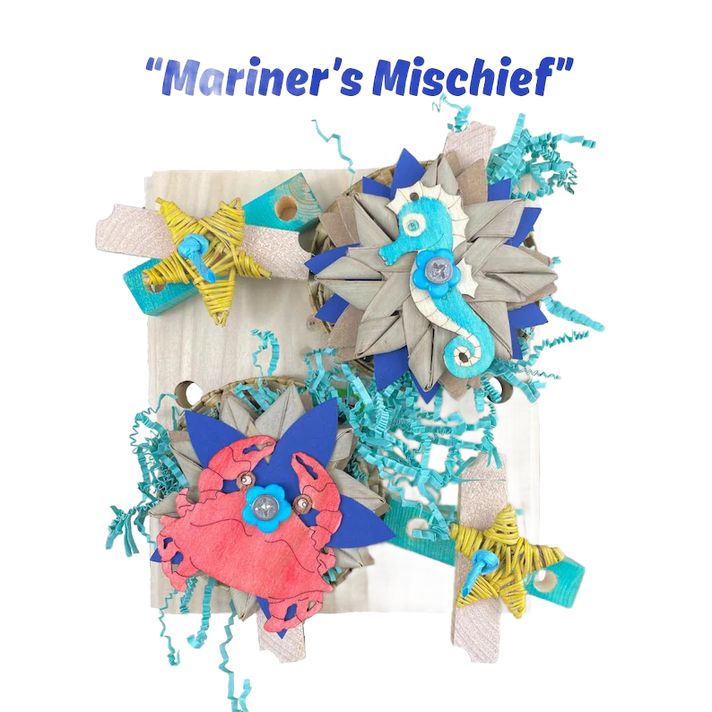 Mariner's Mischief REFILL Parts for Cage Mount by Pirate's Beak