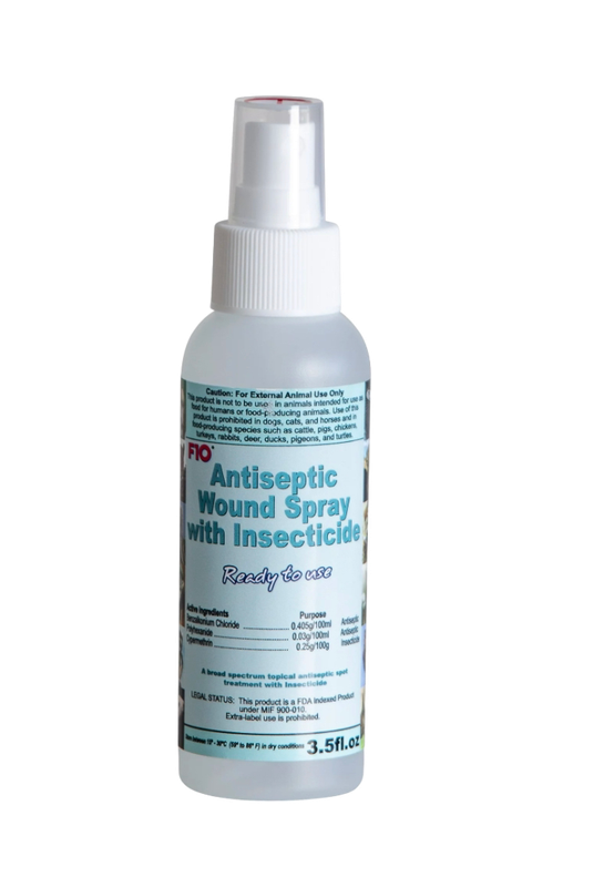 F10 Antiseptic Wound Spray with Insecticide - Ready to Use