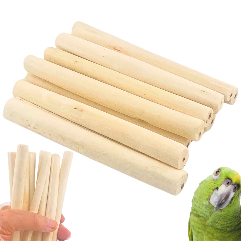 Natural Thin Sola Sticks - 12 pack by Bonka Bird Toys