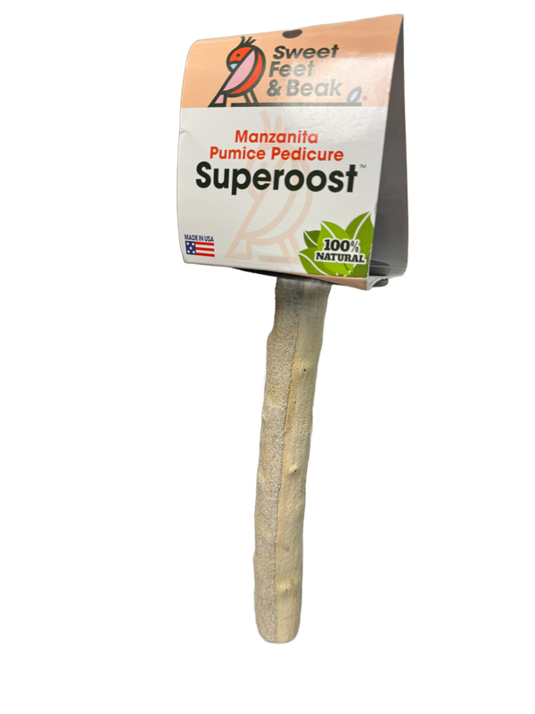 Manzanita Pumice Pedicure Superoost Perch - Small 8"