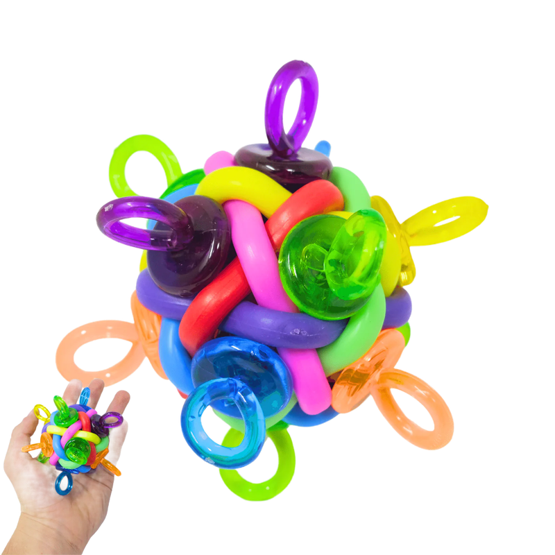 Large Paci Wibbly Foot Toy by Bonka Bird Toys