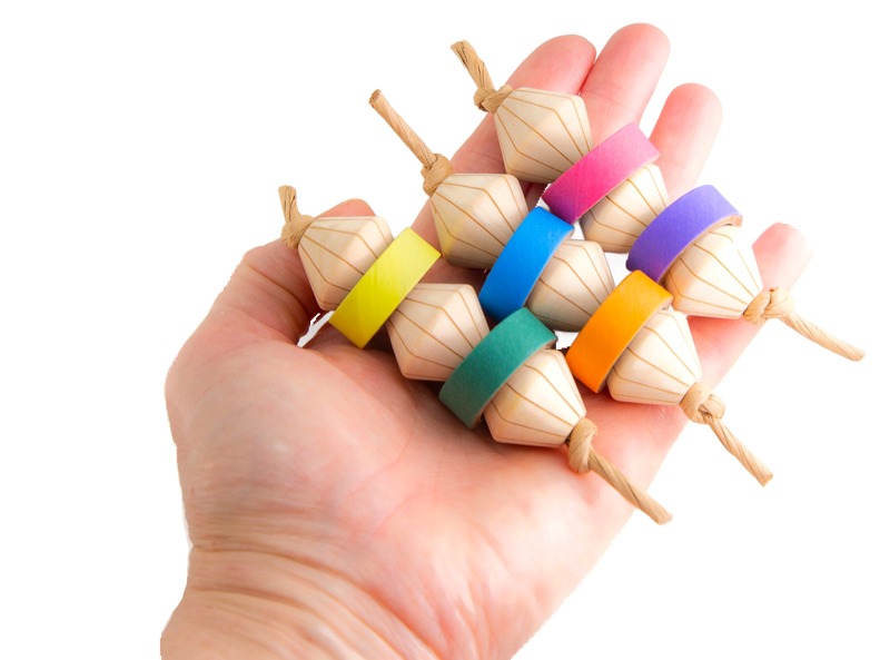 Diamond Bagels set of 3 Foot Toys by The Best Bird Toys