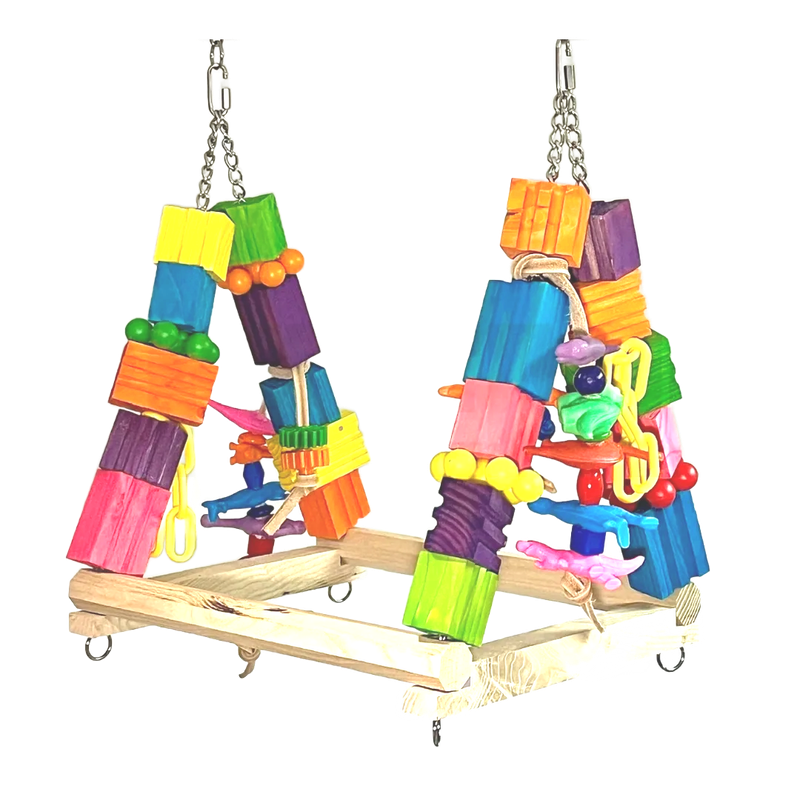 The Sugar Deluxe Refillable Swing - for MEDIUM Birds by Bite Me Birdie