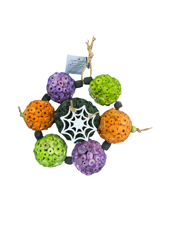 Wicked Web Wreath by Feathered Addictions