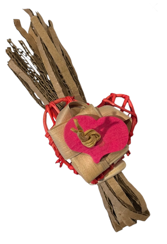 Snuggle Brush Foot Toy by Feathered Addictions