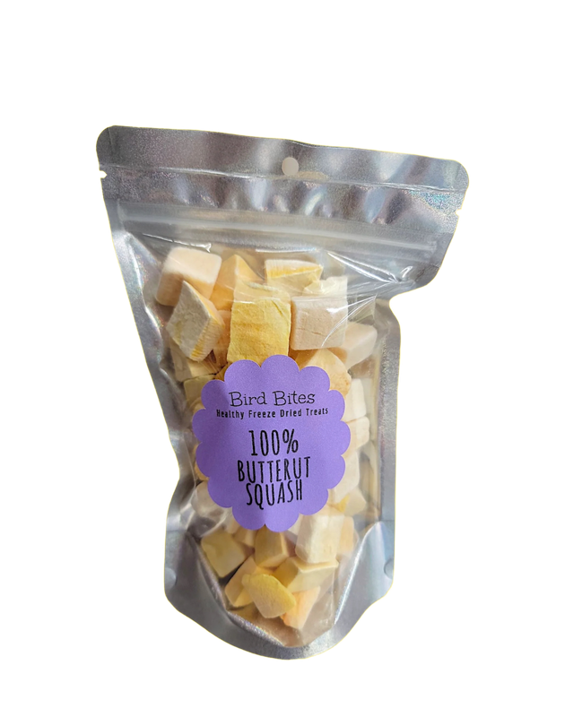100% Freeze Dried Butternut Squash by Bird Bites Generous 1.5 Cup