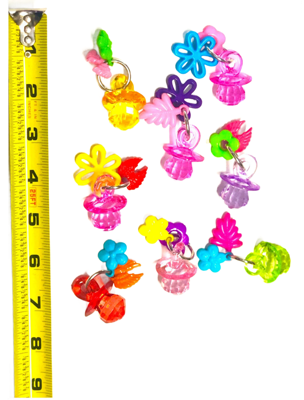 Rainbow Pacifier Foot Toy by PDS Parrot Toys