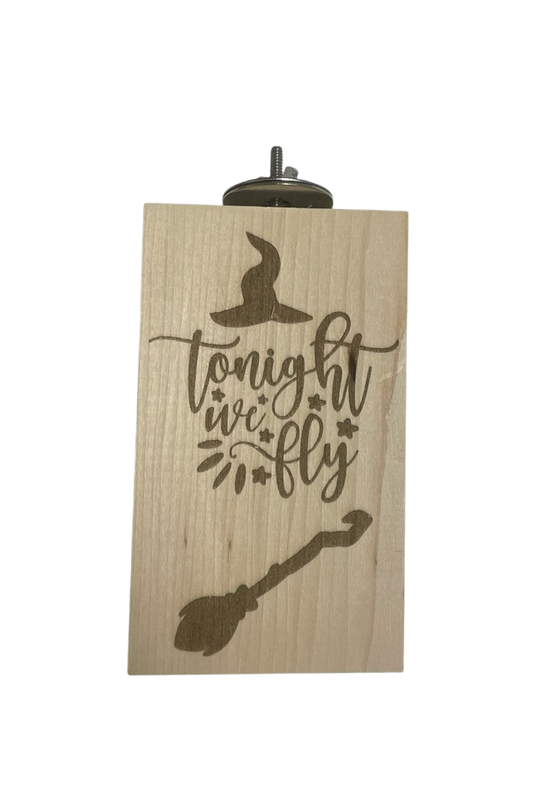 Tonight We Fly 6" x 3.25" Basswood Platform by Feathered Addictions