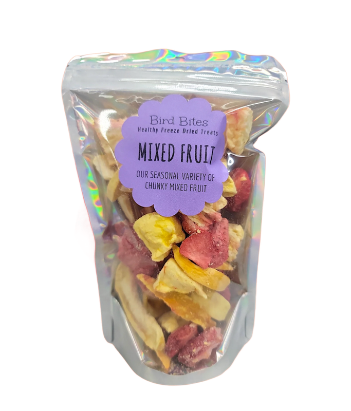 100% Freeze Dried Tropical Mixed Fruit by Bird Bites Generous 1.5 Cup Size