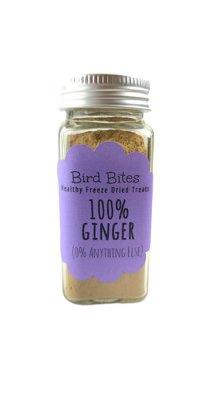 100% Ginger Sprinkles - Bird Bites Healthy Freeze Dried Treats