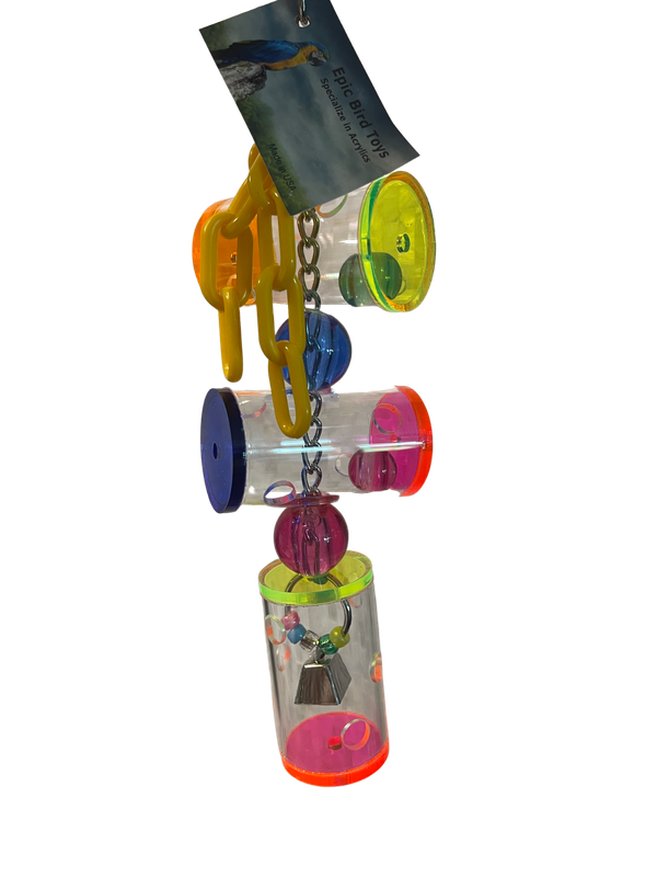 Awesome Acrylic Triple Barrel by Epic Bird Toys
