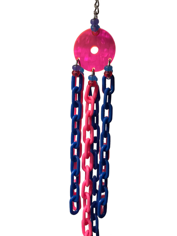 Chain Delight Medium Acrylic Hanging Toy by Epic Bird Toys