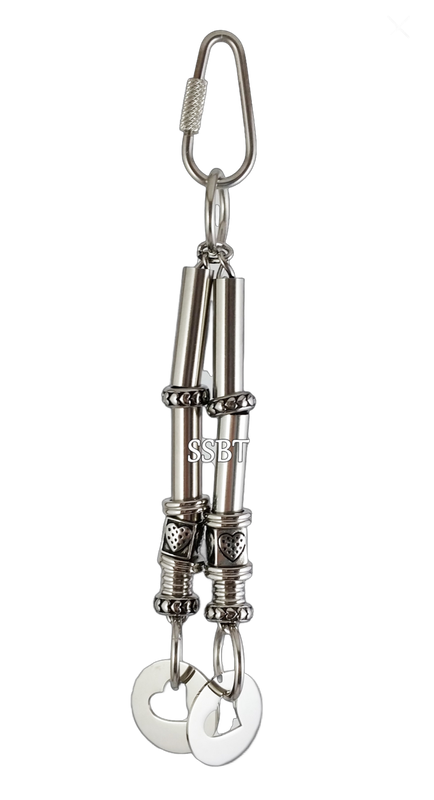 Cupid's Hearts - Stainless Steel - Hand made in the USA