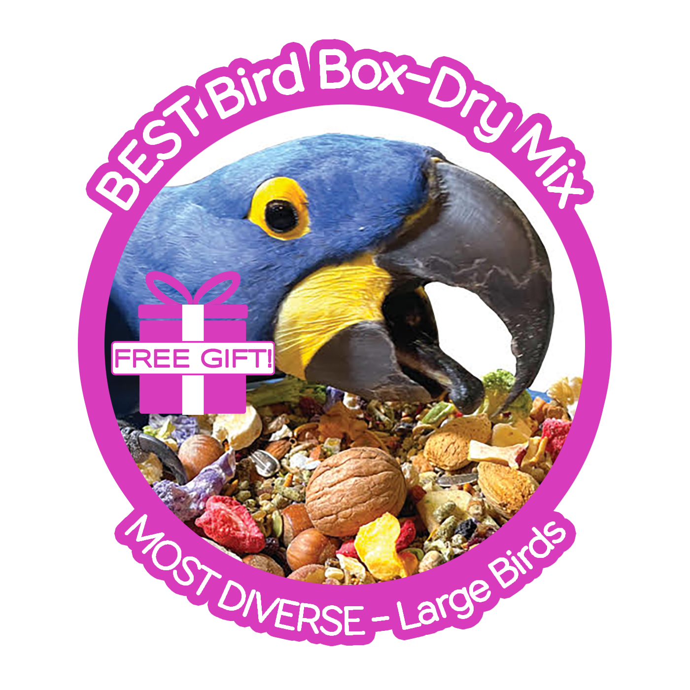 Thrive! Best Bird Box — LARGE BIRDS Lasts 1-4 months!
