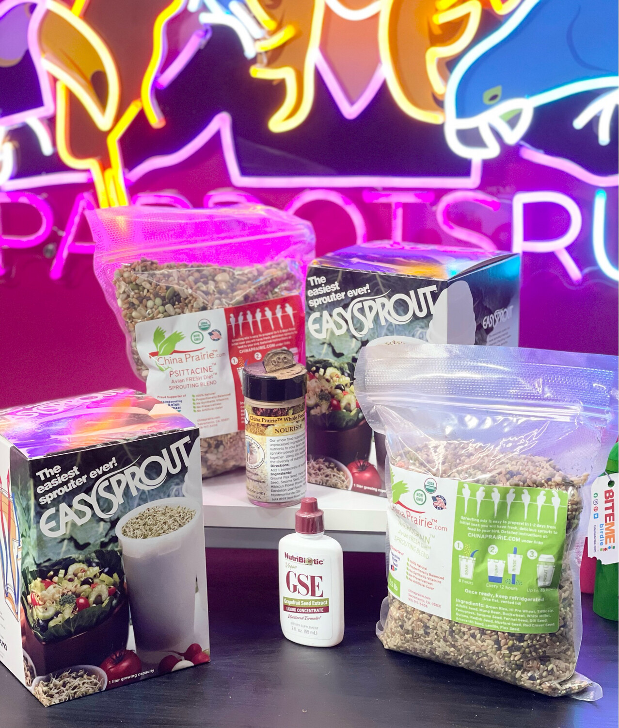 Thrive! Sprouting Starter Kit - option 2 (4 all sized birds)