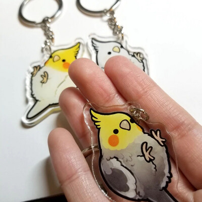 Adorable Birb Acrylic Key Chain $7.50 and More Fun Stuff!!