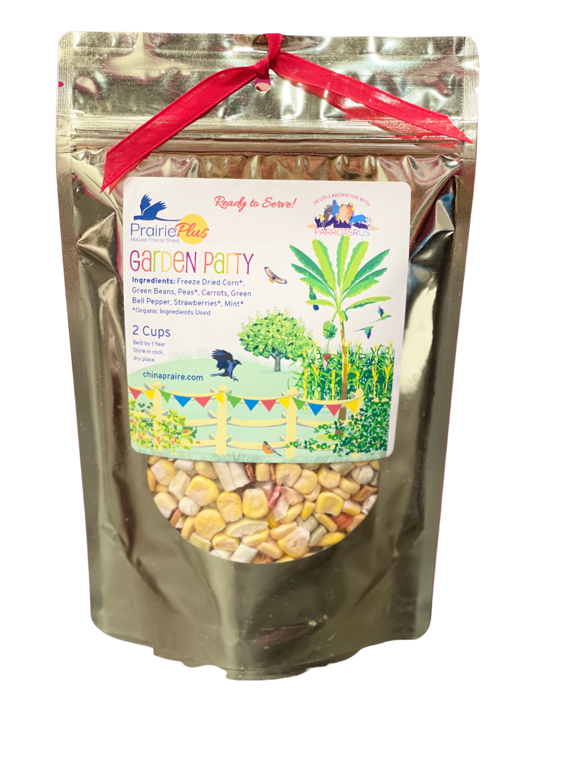 Garden Party! (Suitable for Large or Small Birds) 3oz Freeze Dried Veggies