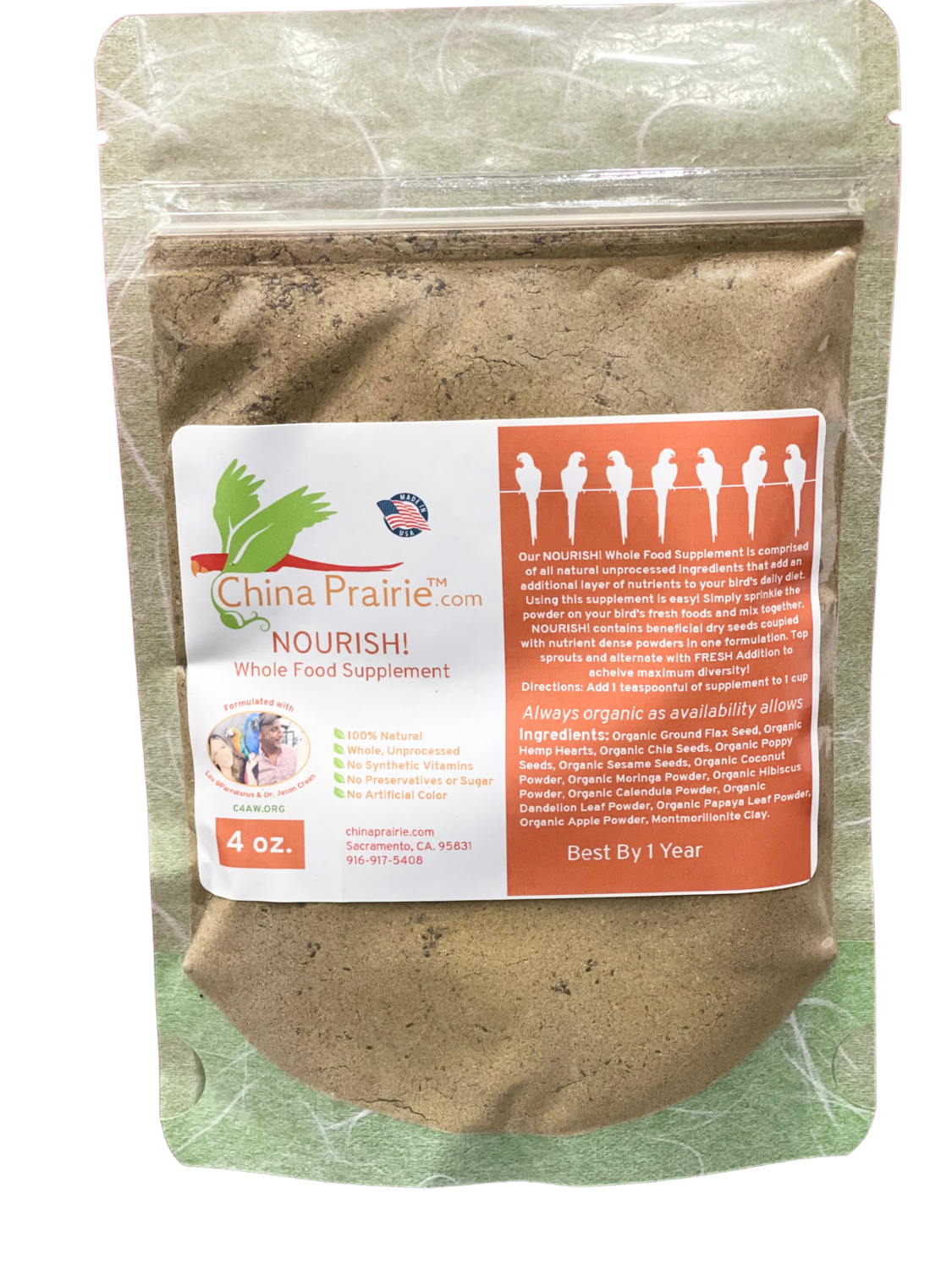 4 oz Nourish from China Prairie