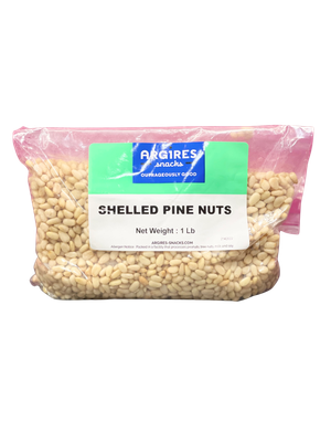 1 Lb shelled raw Pine Nuts by Argires Snacks