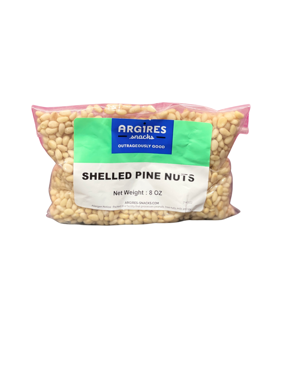 8 oz shelled raw pine nuts by Argires Snacks