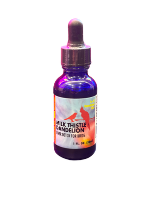 Milk Thistle / Dandelion Liver Detox for Birds by Morning Bird - 1 fl oz