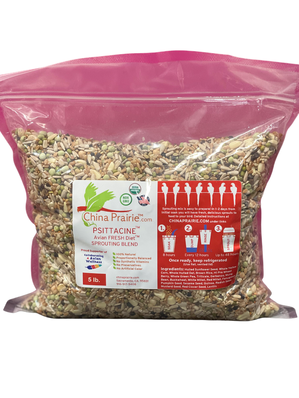 5 Lb Bag of Psittacine Sprouting Blend