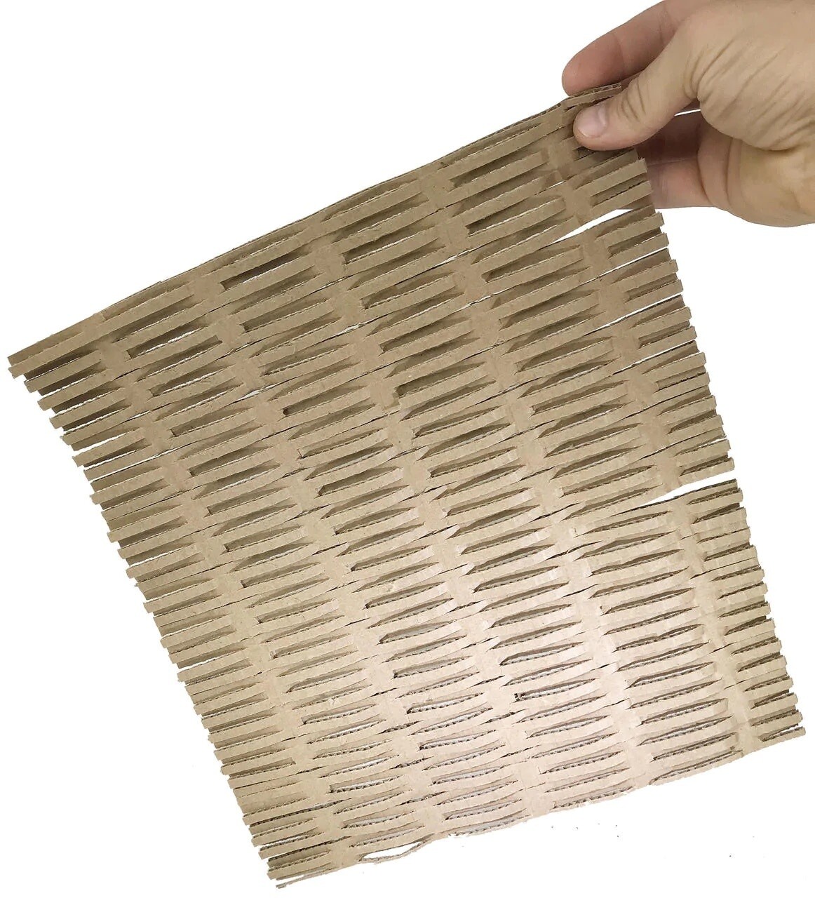 5 Pack Cardboard Shred Mat 6" x 6" by Bonka Bird Toys