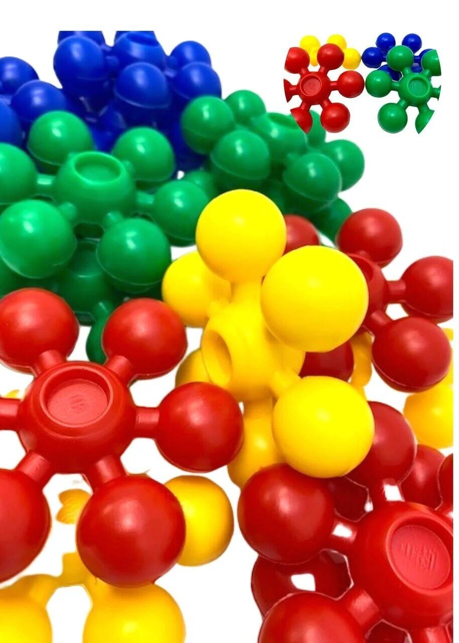 6 Pack 3-Inch Bubble Star Foot Toy