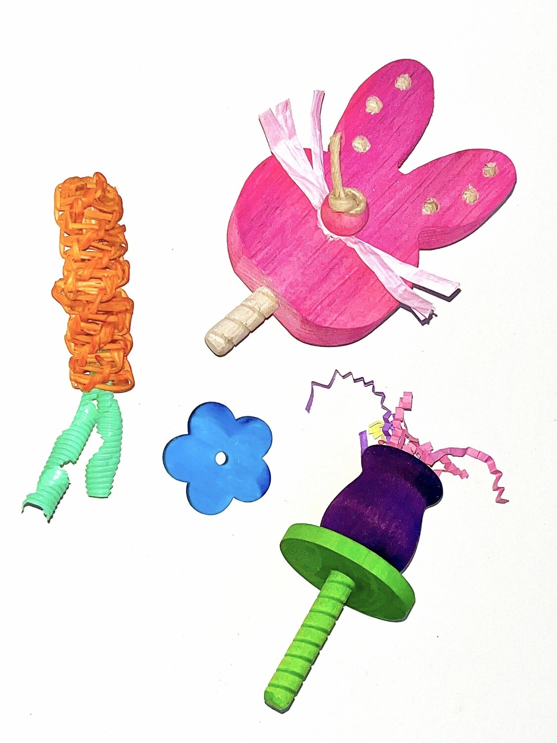 Bunny Theme Parrot Party Patio REFILL for Medium Patios - made by Bite Me Birdie