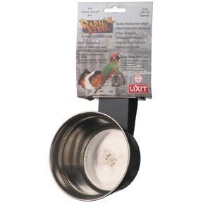 10 oz Locking Stainless Steel Crock Bowl by Lixit