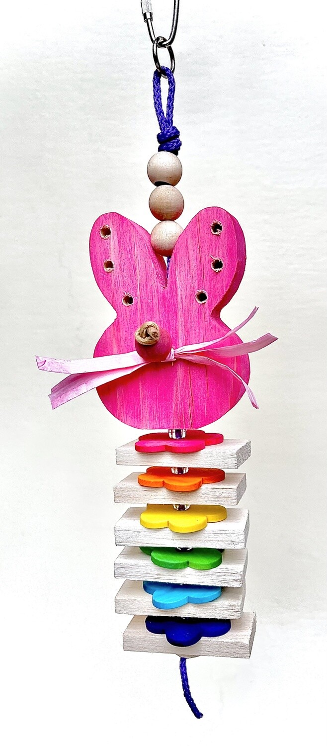 George Bunny Foraging Toy by Bite Me Birdie