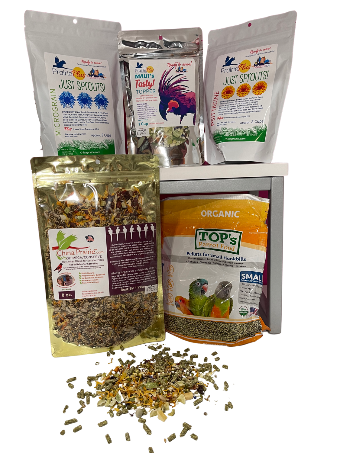 A Sprouted Dry Mix Recipe for Small and Medium Size Birds