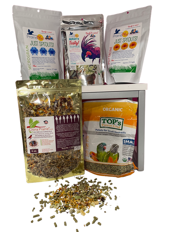 A Sprouted Dry Mix Recipe for Small and Medium Size Birds