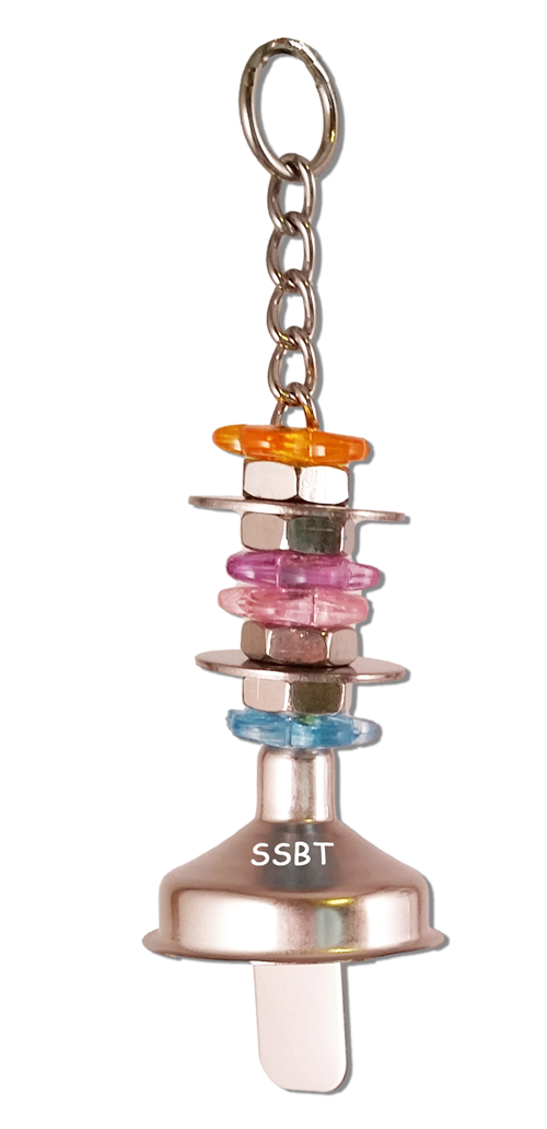 Single Jingle - Stainless Steel Toy - Hand made in the USA