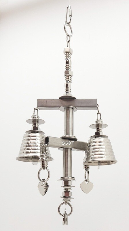 Hearts in the Balance - Stainless Steel - Hand made in the USA