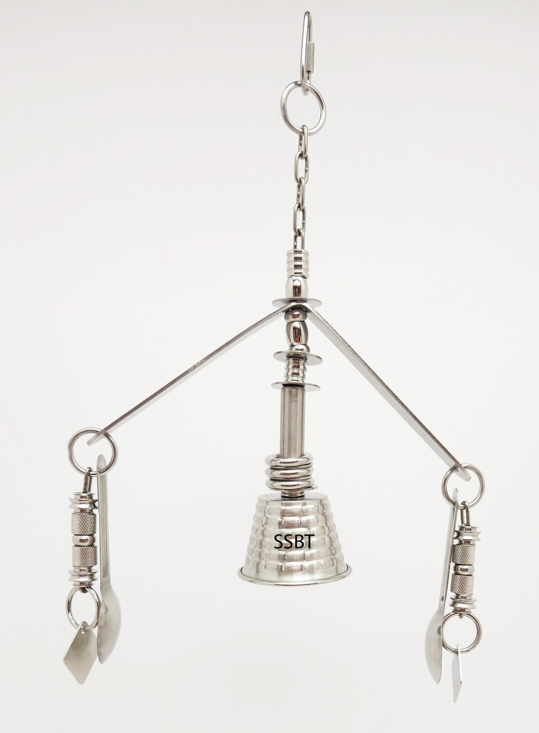 Whirl Around - Large good for Medium Size Birds and Macaws, Stainless Steel - Hand made in the USA
