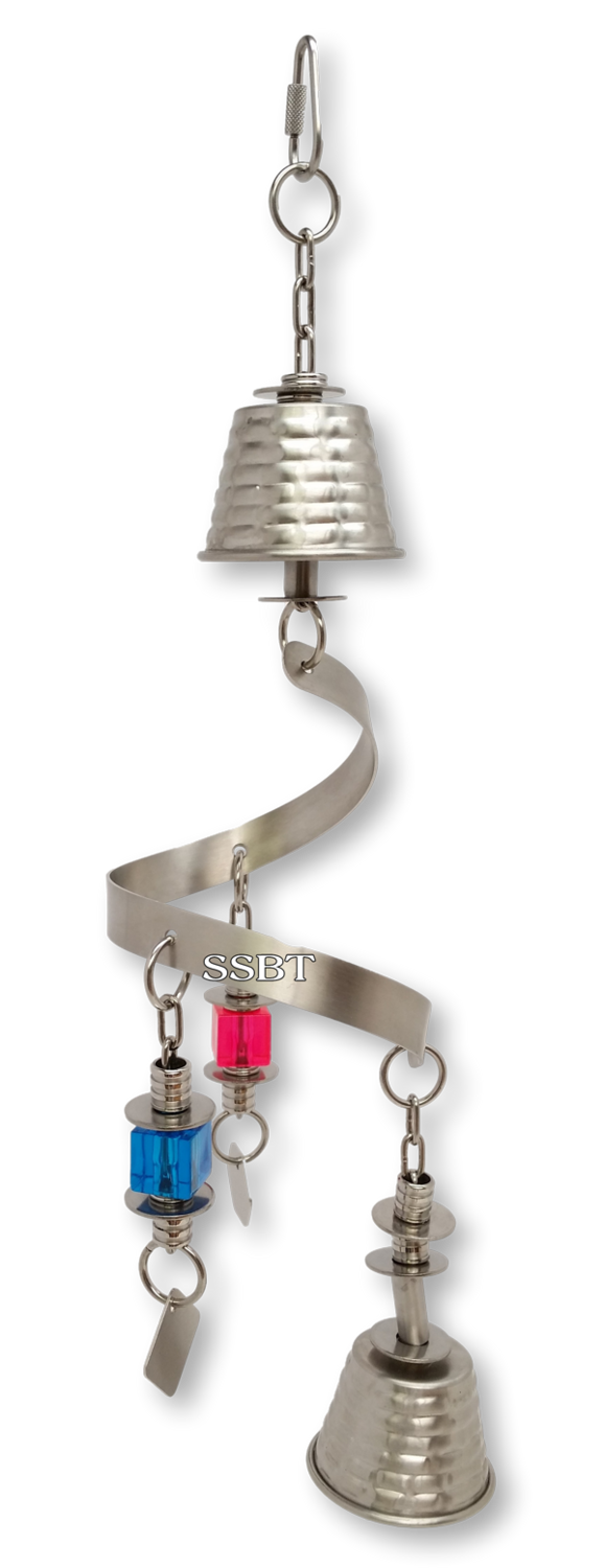 Curlicue - Stainless Steel - Hand made in the USA