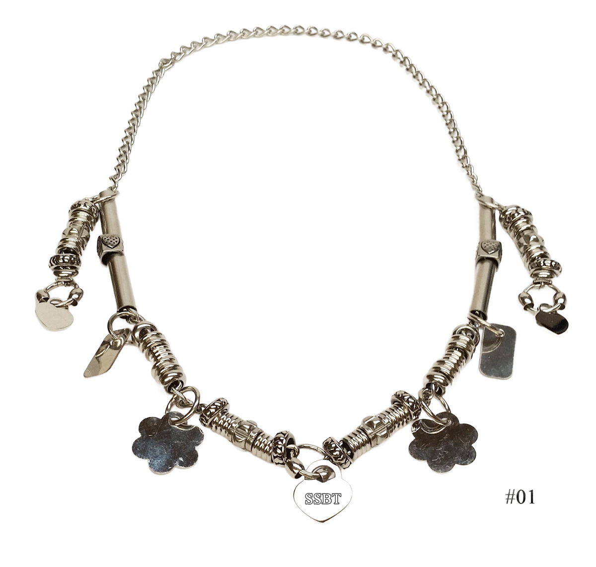 Parrot Play Necklace #1 - Stainless Steel - Hand made in the USA
