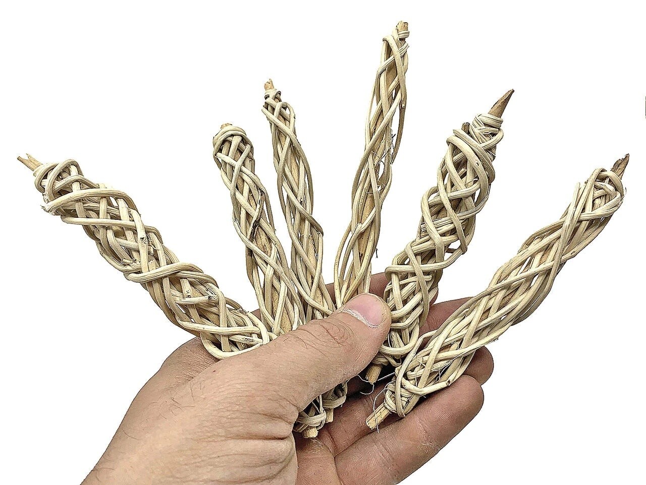 6 Pack of Natural Vine Sticks - Excellent to fill in the foraging flats, toy buckets or add to foraging toys.