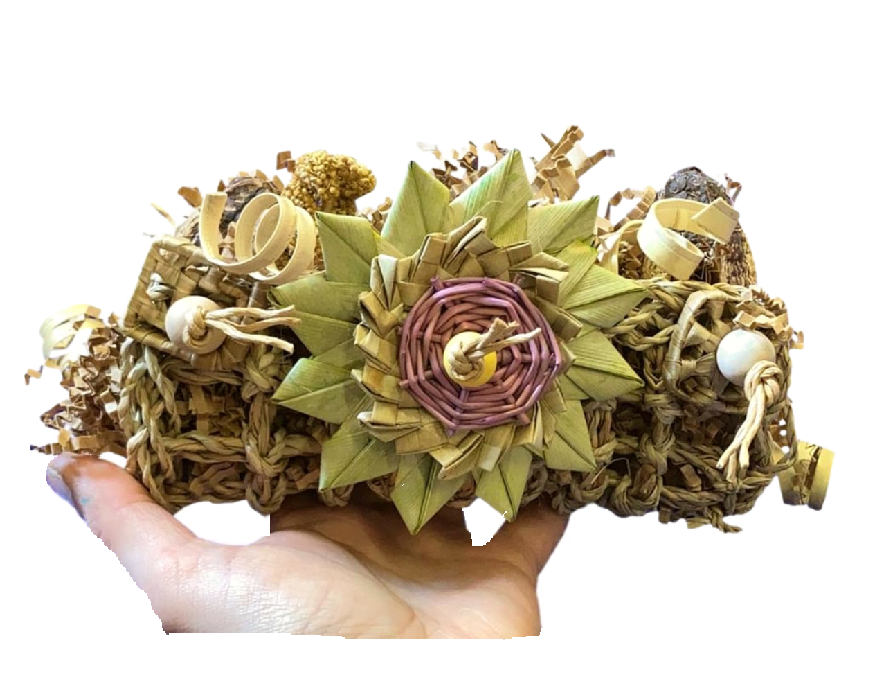 Sofia's Satisfying Seagrass Stuffer - by Feathered Addictions