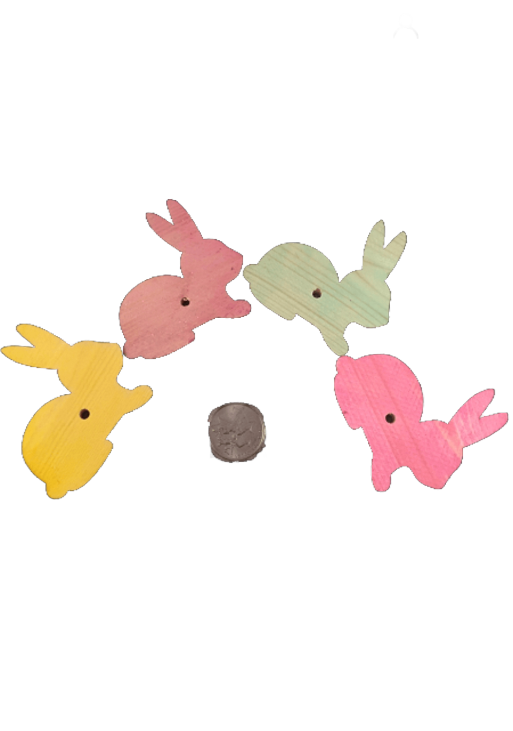 Canadian Pine Wood Color Bunnies 3 Pack by Feathered Addictions