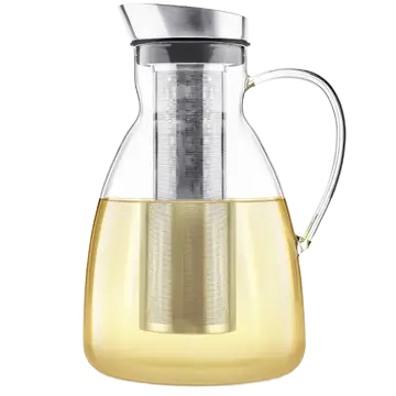 Teabloom Extra Large Multi-brew Glass Teapot + Kettle + Pitcher (85 oz - 2.5 Liter)