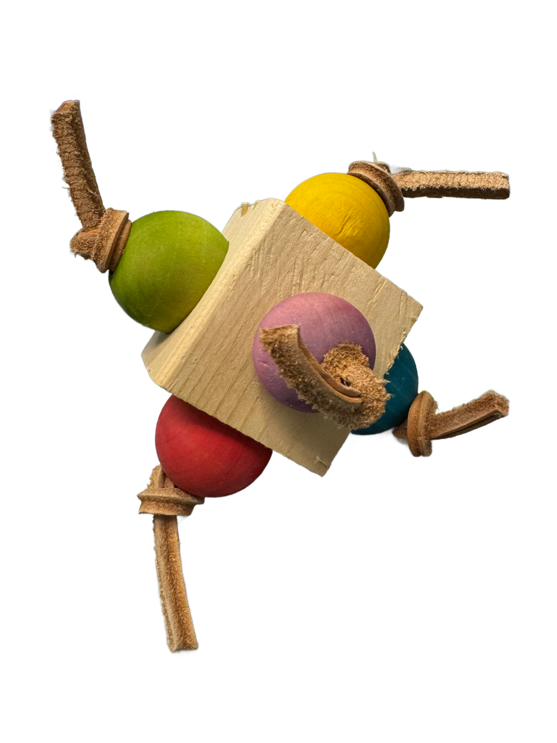 Bowies Big Beads Foot Toy  - by Feathered Addictions