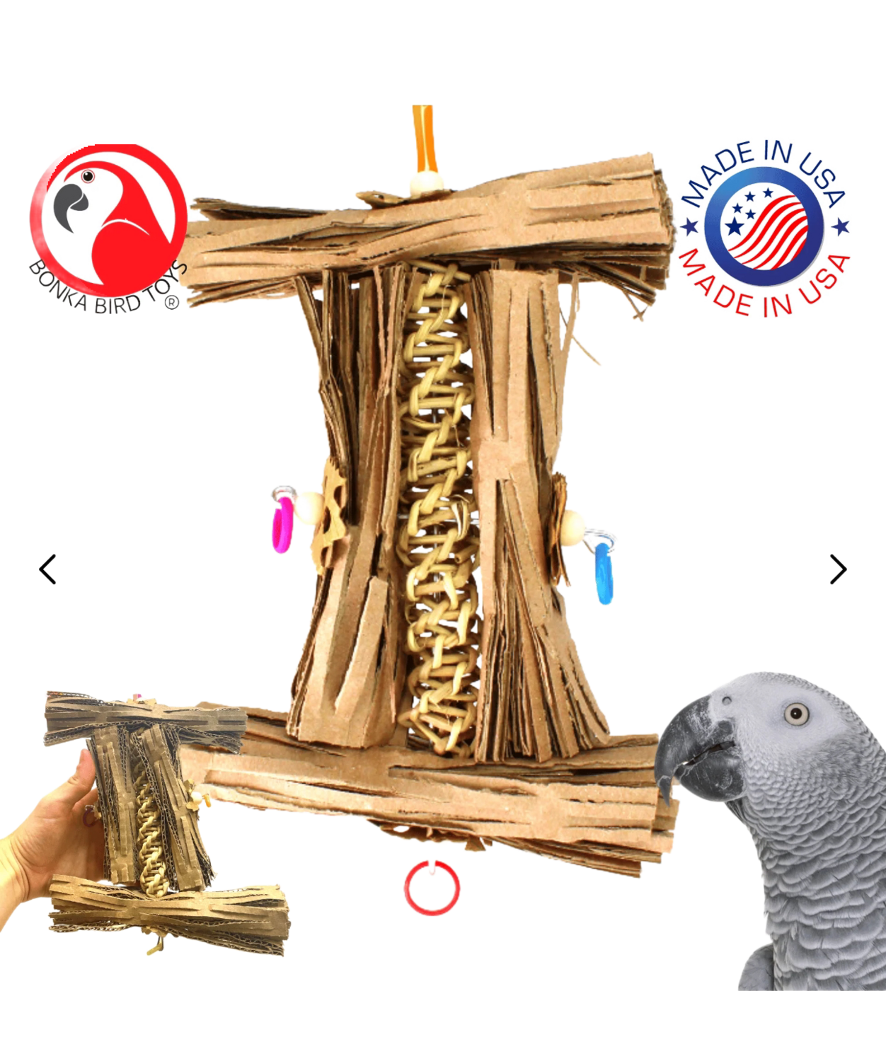 Natural Helix Toy by Bonka Bird Toys
