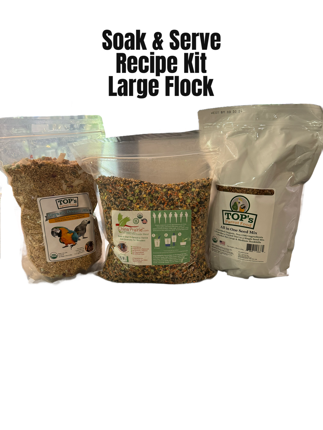 Soak &amp; Serve Recipe Combo - Large Flock